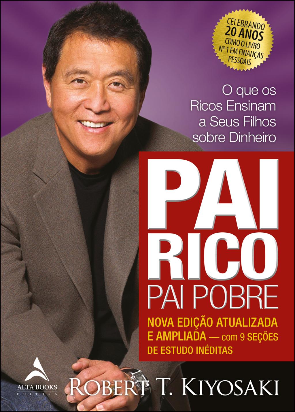 Capa do livro Pai Rico Pai Pobre de Robert Kiyosaki