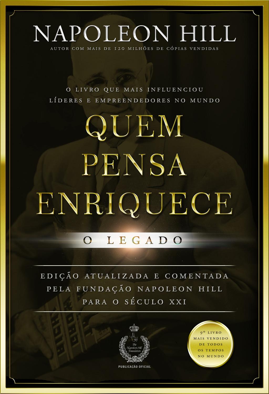 Capa do livro Quem Pensa Enriquece de Napoleon Hill